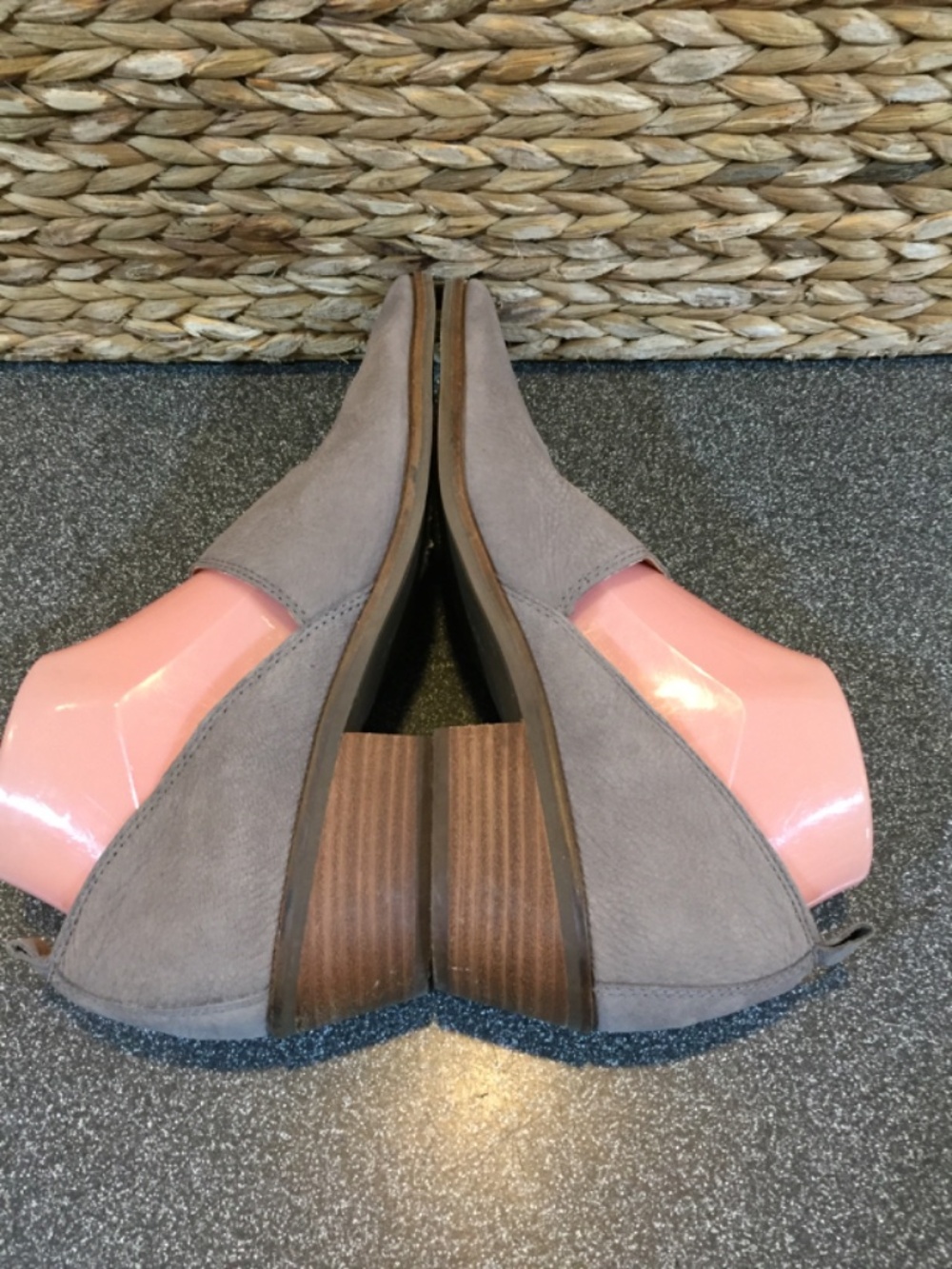 Lucky Brand Gray Suede Slip-On Shoes - Picture 9 of 12